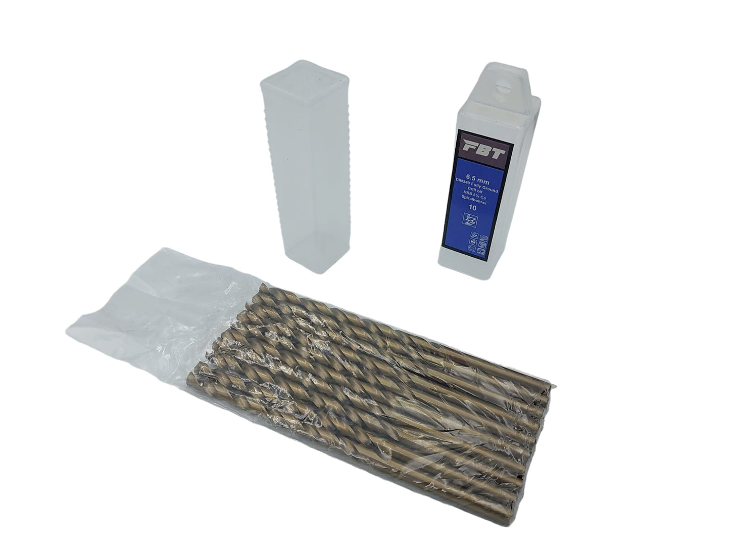 HSS Spiralbohrer 6,5 x 148mm / 10er Pack