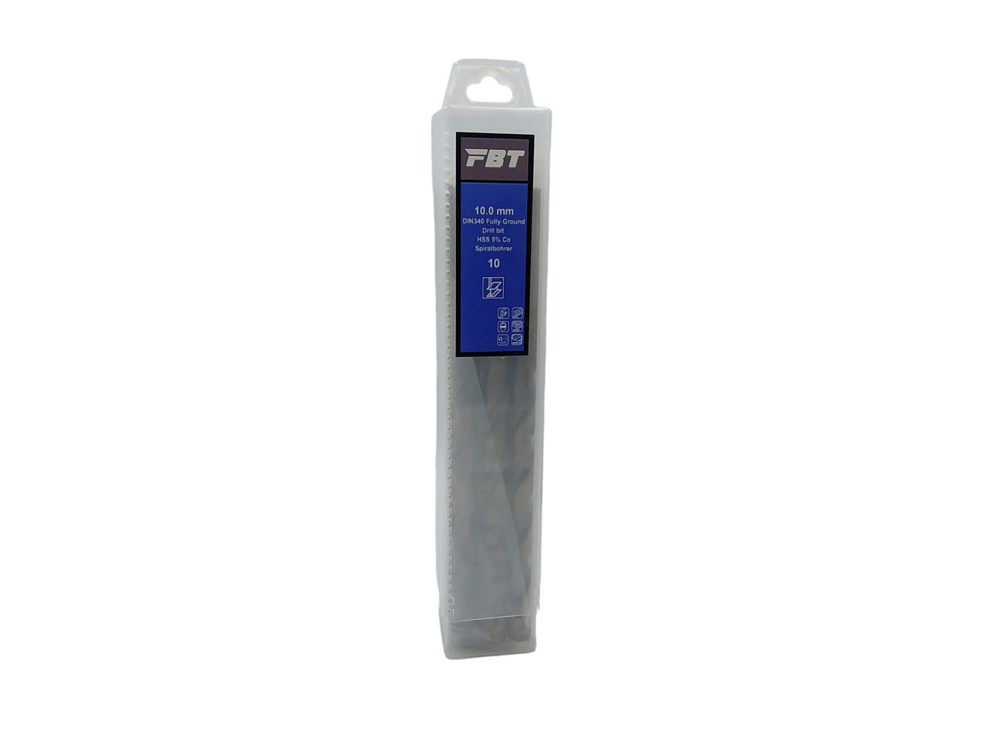HSS Spiralbohrer 10,0 x 184mm / 10er Pack
