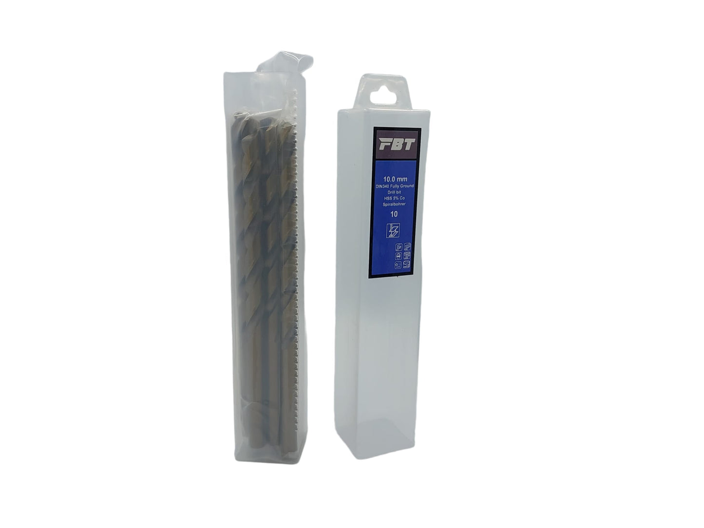 HSS Spiralbohrer 10,0 x 184mm / 10er Pack