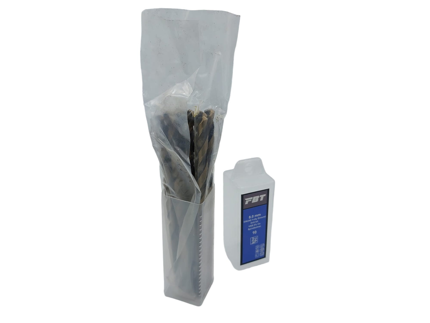 HSS Spiralbohrer 8,0 x 165mm / 10er Pack