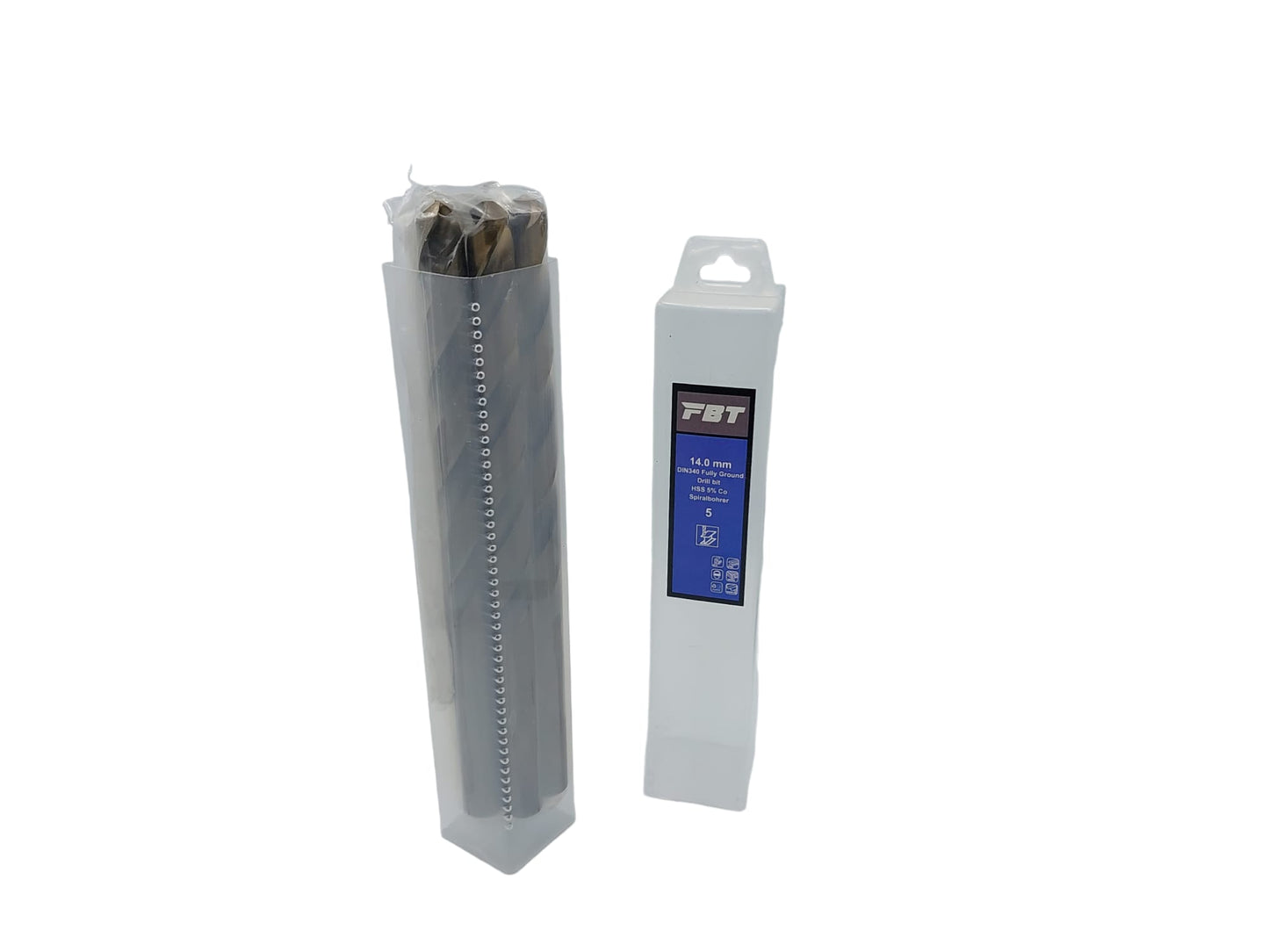 HSS Spiralbohrer 14 x 214mm / 5er Pack