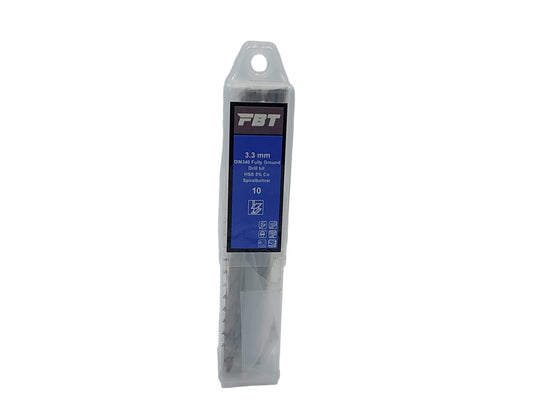 HSS Spiralbohrer  3.3 x 106mm / 10er Pack